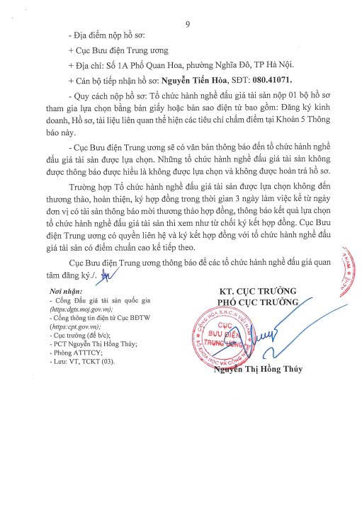Th&ocirc;ng b&aacute;o c&ocirc;ng khai lựa chọn tổ chức h&agrave;nh nghề đấu gi&aacute; t&agrave;i sản - Ảnh 9.