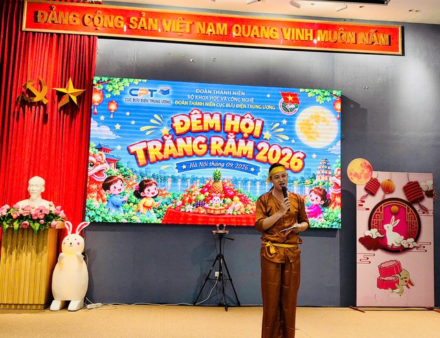 Cục Bưu điện Trung ương tổ chức chương tr&igrave;nh "Đ&ecirc;m hội Trăng rằm 2026" cho thiếu nhi - Ảnh 17.