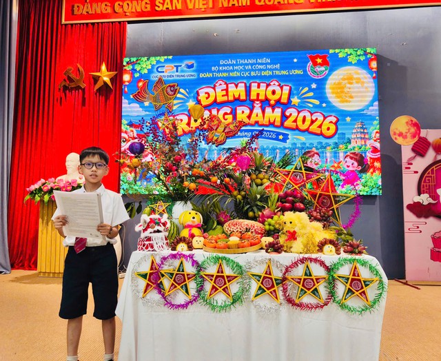 Cục Bưu điện Trung ương tổ chức chương tr&igrave;nh "Đ&ecirc;m hội Trăng rằm 2026" cho thiếu nhi - Ảnh 13.