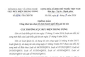 Thông báo công khai lựa chọn tổ chức hành nghề đấu giá tài sản