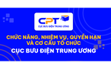 Chức năng, nhiệm vụ, quyền hạn và cơ cấu tổ chức của Cục Bưu điện Trung ương
